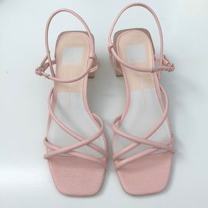 Dolce Vita pink lizard heel